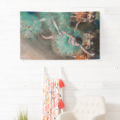 Edgar Degas - Schwuchender Tänzer / Tänzer in Grün Banner (Insitu)