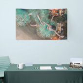 Edgar Degas - Schwuchender Tänzer / Tänzer in Grün Banner (Messeveranstaltung)