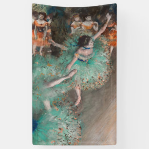 Edgar Degas - Schwuchender Tänzer / Tänzer in Grün Banner