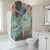 Edgar Degas - Schwuchender Tänzer / Tänzer in Grün Duschvorhang (Beispiel)