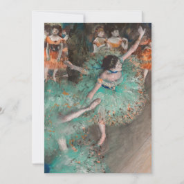 Edgar Degas - Schwuchender Tänzer / Tänzer in Grün Einladung