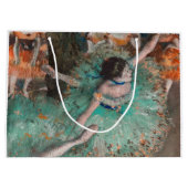 Edgar Degas - Schwuchender Tänzer / Tänzer in Grün Große Geschenktüte (Rückseite)