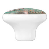 Edgar Degas - Schwuchender Tänzer / Tänzer in Grün Keramikknauf (Seitenansicht)