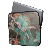 Edgar Degas - Schwuchender Tänzer / Tänzer in Grün Laptopschutzhülle (Vorderseite Links)