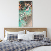 Edgar Degas - Schwuchender Tänzer / Tänzer in Grün Leinwanddruck (Insitu (Schlafzimmer))