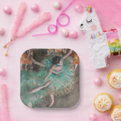 Edgar Degas - Schwuchender Tänzer / Tänzer in Grün Pappteller (Party)