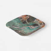 Edgar Degas - Schwuchender Tänzer / Tänzer in Grün Pappteller (Gewinkelt)