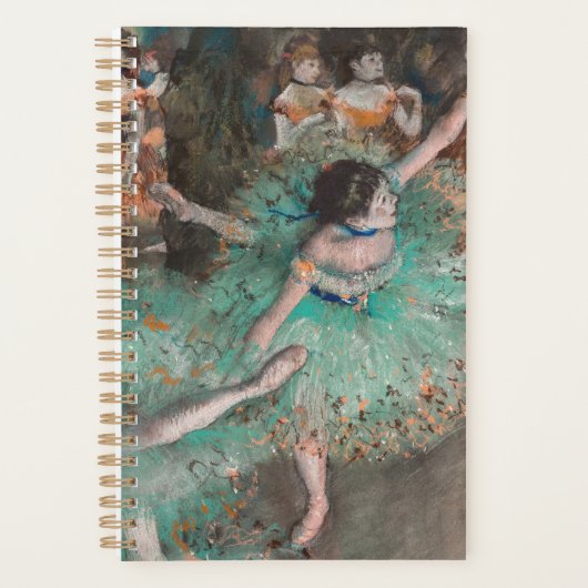 Edgar Degas - Schwuchender Tänzer / Tänzer in Grün Planer (Vorderseite)