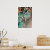 Edgar Degas - Schwuchender Tänzer / Tänzer in Grün Poster (Küche)