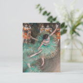 Edgar Degas - Schwuchender Tänzer / Tänzer in Grün Postkarte (Stehend Vorderseite)