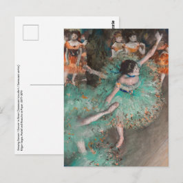 Edgar Degas - Schwuchender Tänzer / Tänzer in Grün Postkarte