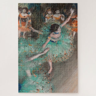 Edgar Degas - Schwuchender Tänzer / Tänzer in Grün Puzzle