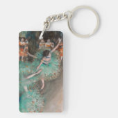 Edgar Degas - Schwuchender Tänzer / Tänzer in Grün Schlüsselanhänger (Rückseite)