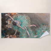 Edgar Degas - Schwuchender Tänzer / Tänzer in Grün Strandtuch (Vorderseite)