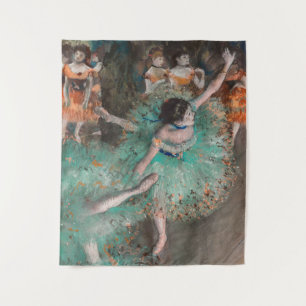 Edgar Degas - Schwuchender Tänzer / Tänzer in Grün Wandteppich