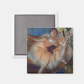 Edgar Degas | Seated Dancer, 1879-80 Magnet (Vorderseite/Rückseite)