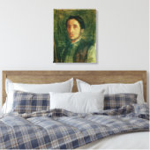 Edgar Degas | Selbstportrait als junger Mann Leinwanddruck (Insitu (Schlafzimmer))