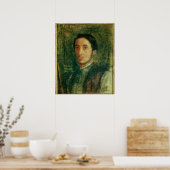 Edgar Degas | Selbstportrait als junger Mann Poster (Küche)