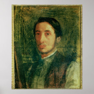 Edgar Degas   Selbstportrait als junger Mann Poster