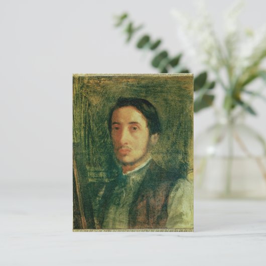 Edgar Degas | Selbstportrait als junger Mann Postkarte (Stehend Vorderseite)