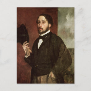 Edgar Degas   Selbstportrait, c.1862 Postkarte