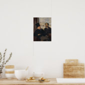 Edgar Degas | Selbstportrait w Evariste de Valerne Poster (Küche)
