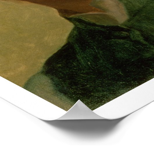 Edgar Degas | Self Portrait Poster (Ecke)