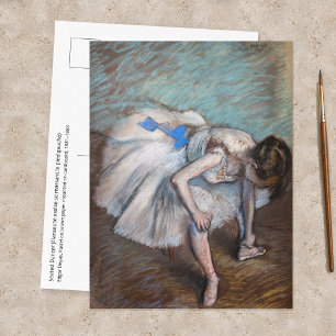Edgar Degas - Sitzende Tänzerin Postkarte