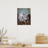 Edgar Degas - Sitzender Tänzer Poster (Küche)