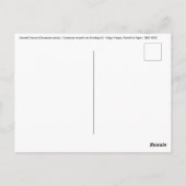 Edgar Degas - Sitzender Tänzer Postkarte (Rückseite)