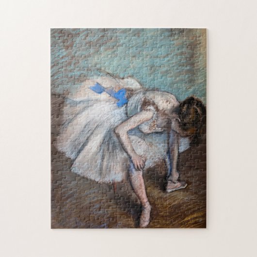 Edgar Degas - Sitzender Tänzer Puzzle (Vertikal)