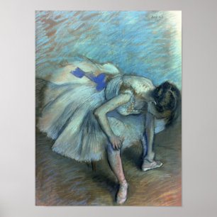 Edgar Degas  Sitztänzer, c.1881-83 Poster