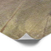 Edgar Degas Star of Ballet mit Blume 1878 Pastellf Poster (Ecke)