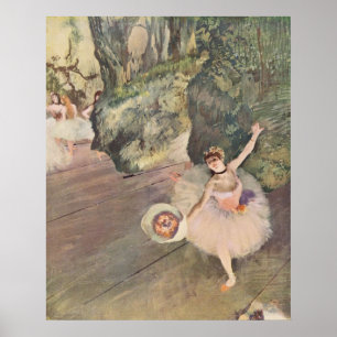 Edgar Degas Star of Ballet mit Blume 1878 Pastellf Poster