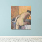 Edgar Degas | Stechen eines Baders in einen Tub Leinwanddruck (Insitu (Holzboden))