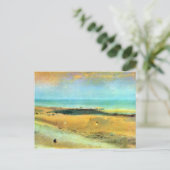 Edgar Degas - Strand bei Ebbe Postkarte (Stehend Vorderseite)