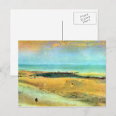 Edgar Degas - Strand bei Ebbe Postkarte (Vorne/Hinten)