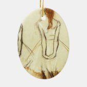 Edgar Degas: Studie für den kleinen Tänzer Keramikornament (Hinten)