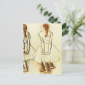 Edgar Degas: Studie für den kleinen Tänzer Postkarte (Stehend Vorderseite)