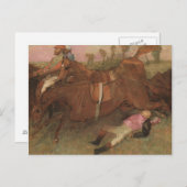 Edgar Degas | Szene aus der Steeplechase Postkarte (Vorne/Hinten)