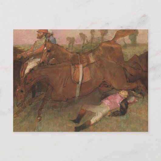Edgar Degas | Szene aus der Steeplechase Postkarte (Vorderseite)