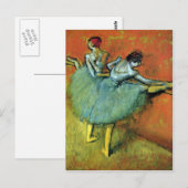 Edgar Degas - Tänzer am Bar Postkarte (Vorne/Hinten)