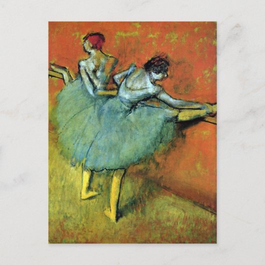 Edgar Degas - Tänzer am Bar Postkarte (Vorderseite)