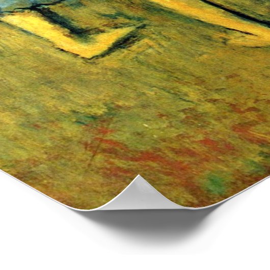 Edgar Degas - Tänzer am Barre Poster (Ecke)