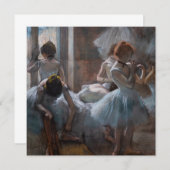 Edgar Degas - Tänzer Einladung (Vorne/Hinten)
