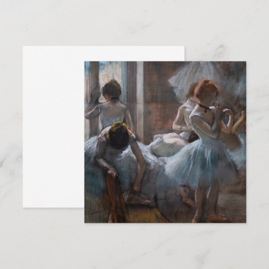 Edgar Degas - Tänzer Einladung (Vorne/Hinten)