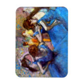 Edgar Degas - Tänzer im Blau - Magnet (Vertikal)