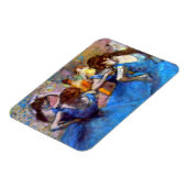 Edgar Degas - Tänzer im Blau - Magnet (Linke Seite)