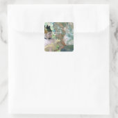 Edgar Degas | Tänzer im Flügel Quadratischer Aufkleber (Tasche)