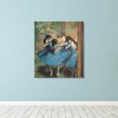 Edgar Degas | Tänzer in blau, 1890 Leinwanddruck (Insitu (Holzboden))